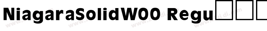 NiagaraSolidW00 Regu字体转换
